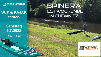 SPINERA SUP & Kajak Test in Chemnitz (D)