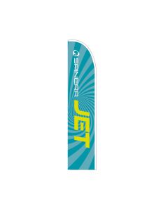 Spinera Beachflag w. Pole JET 431cm