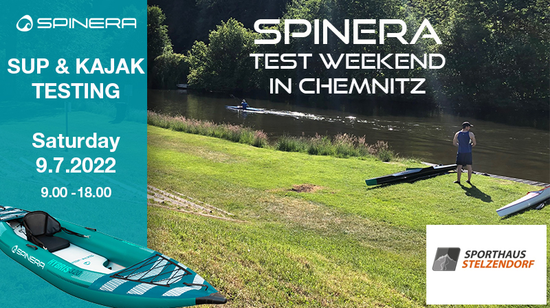SPINERA SUP & Kajak Testing in Chemnitz (D) 