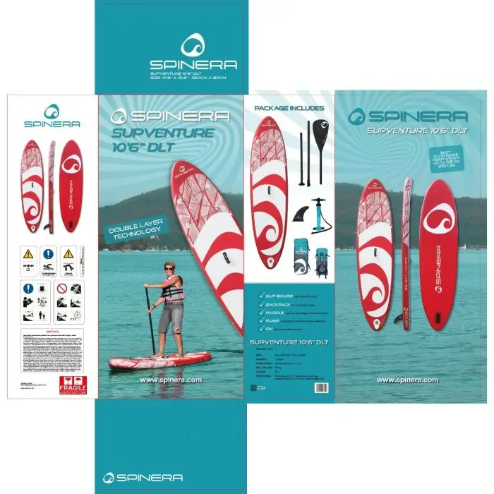 Spinera SUP 10´6 - 320x80x15cm Stand Up Paddelboard